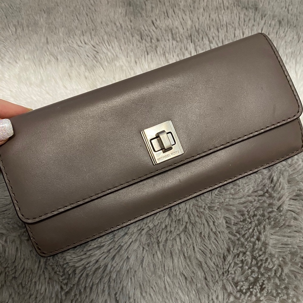 Gray Michael Kors Wallet